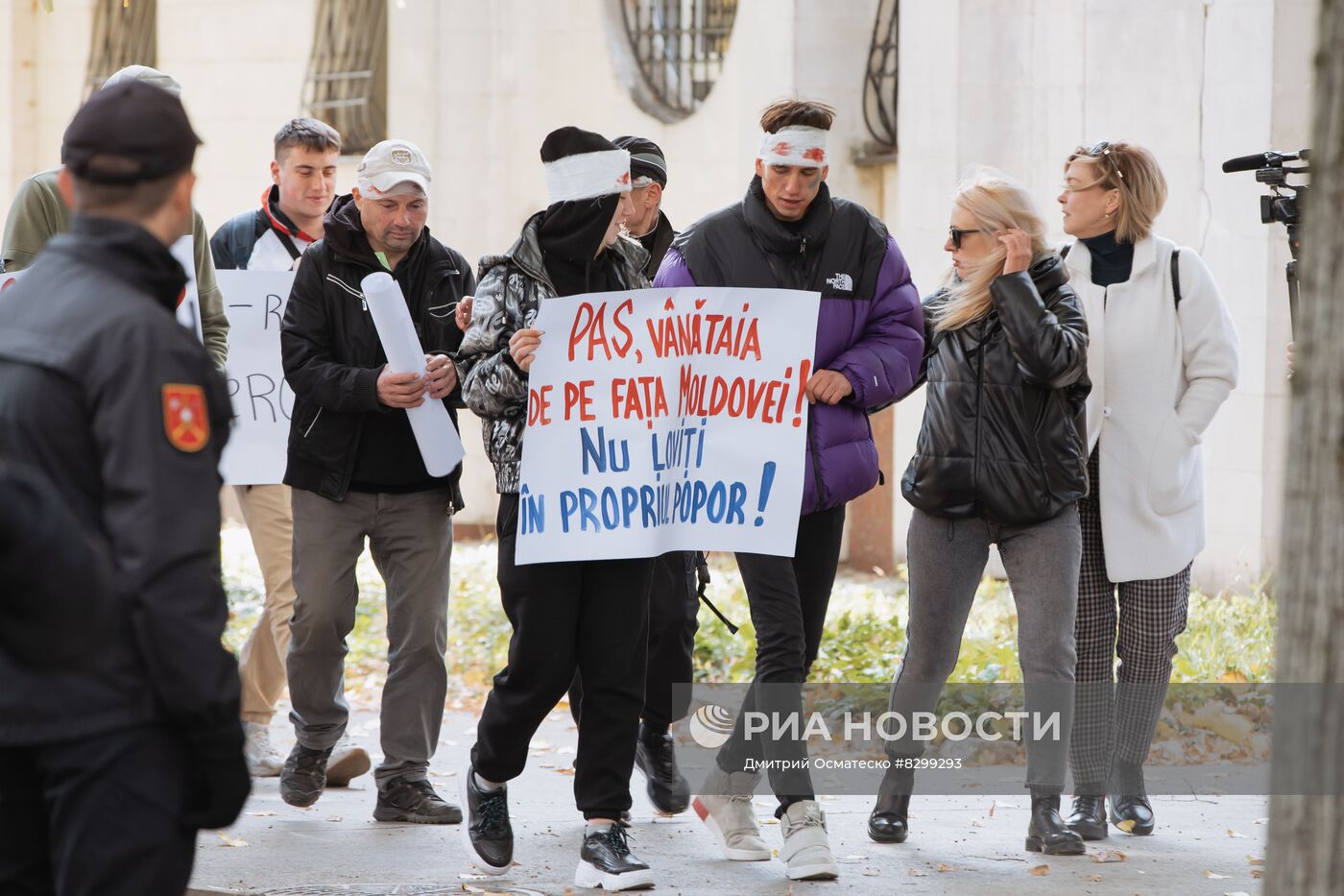Протесты продолжаются в Кишиневе