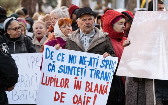 Протесты продолжаются в Кишиневе