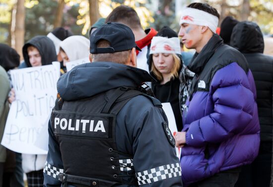 Протесты продолжаются в Кишиневе