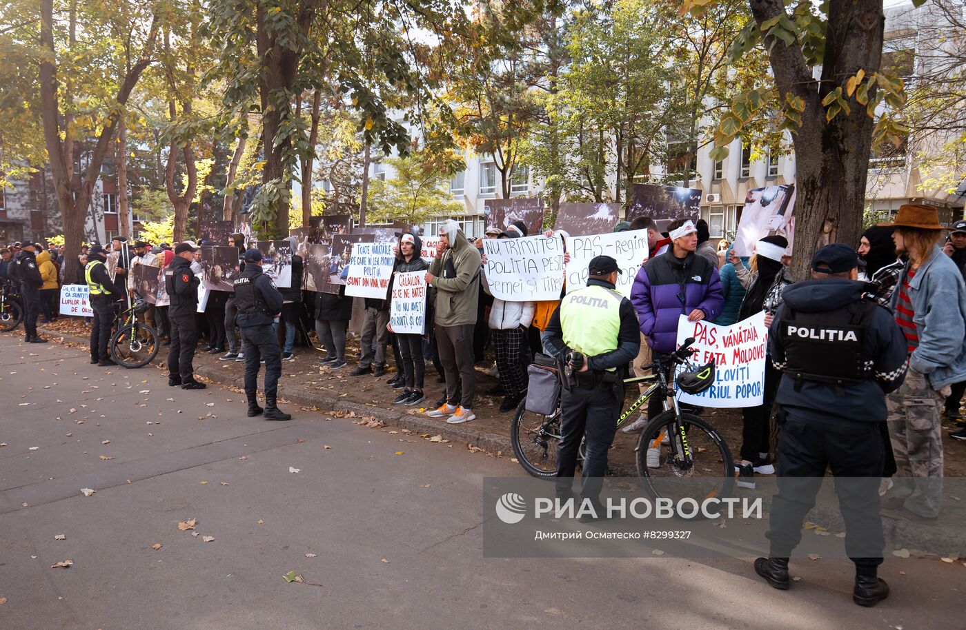 Протесты продолжаются в Кишиневе