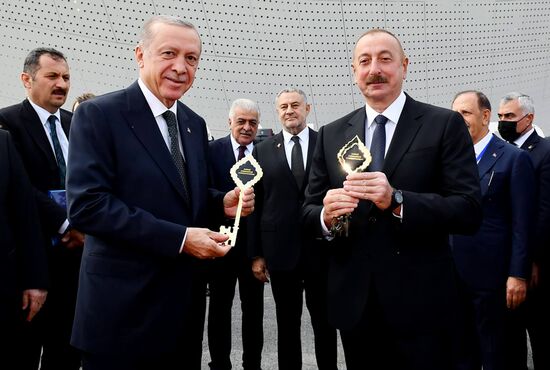 Открытие Зангиланского международного аэропорта