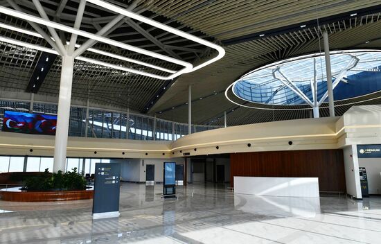 Открытие Зангиланского международного аэропорта