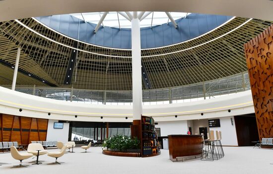 Открытие Зангиланского международного аэропорта