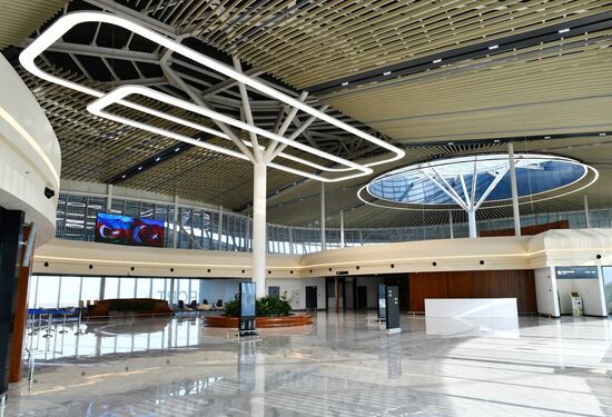 Открытие Зангиланского международного аэропорта