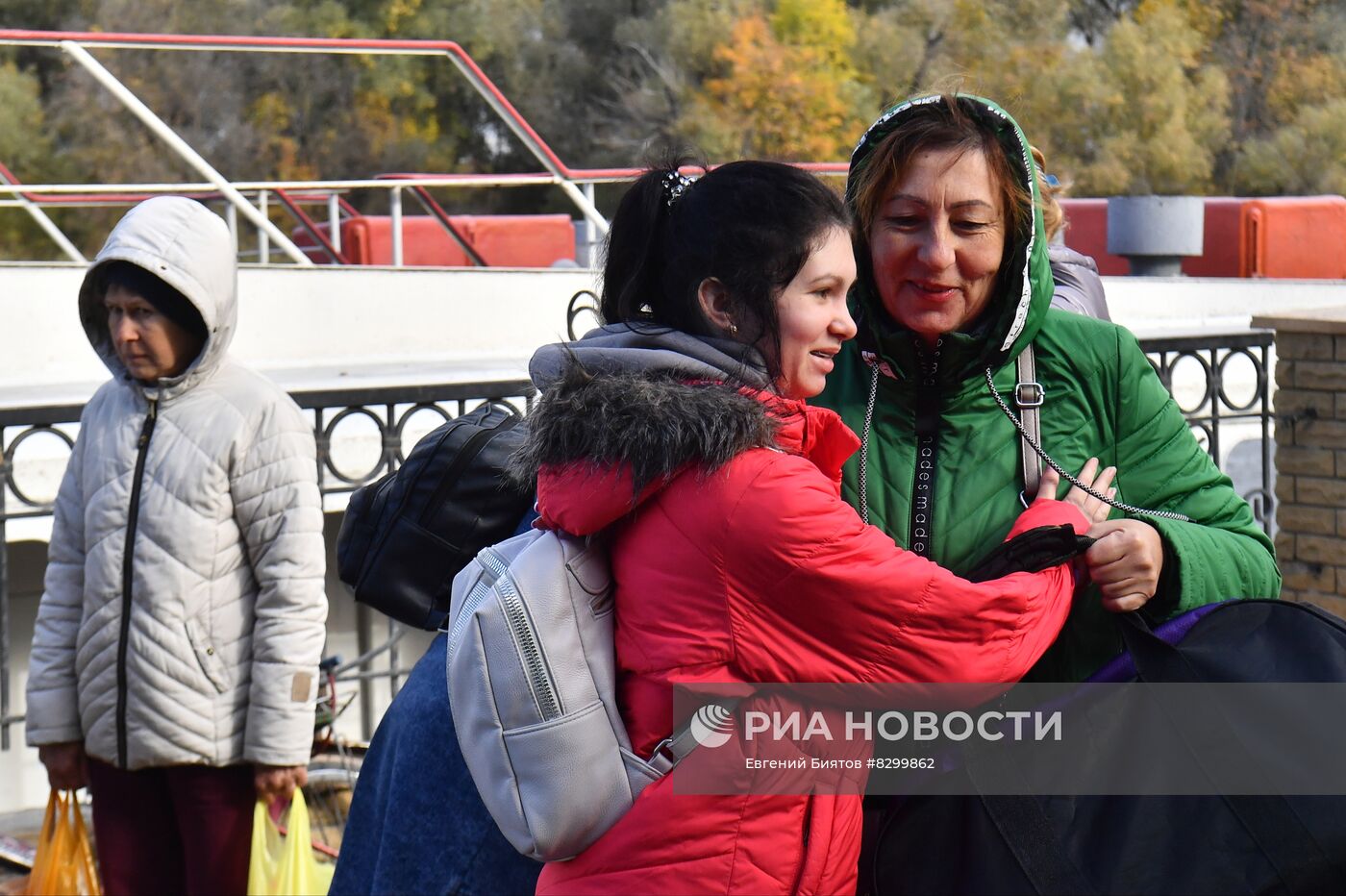 Эвакуация мирных жителей из Херсона