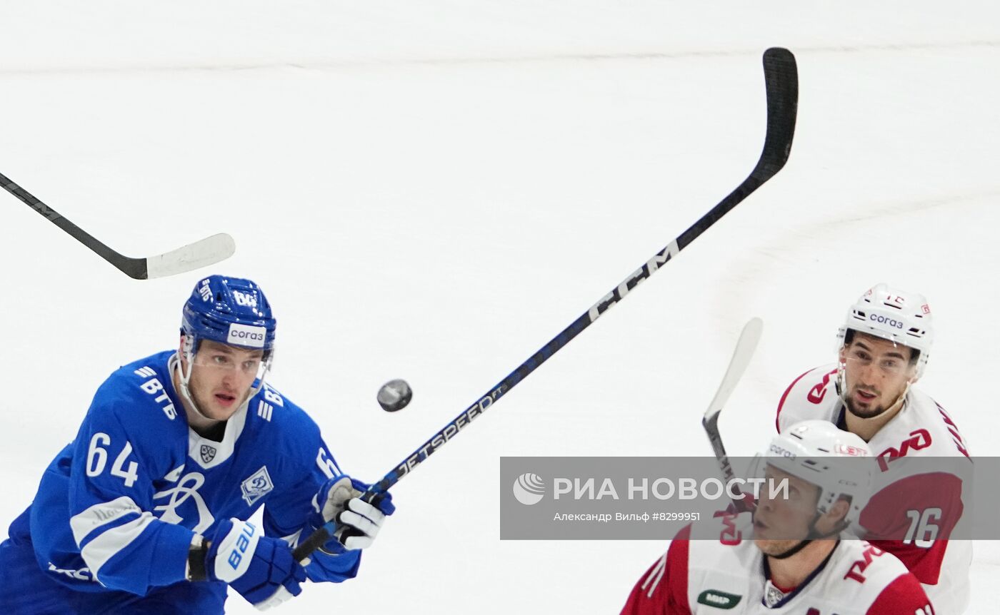 Хоккей. КХЛ. Матч "Динамо" (Москва) - "Локомотив" (Ярославль)