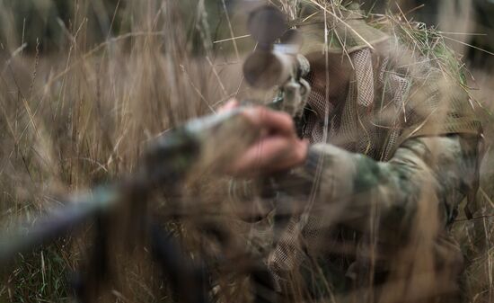 Военная подготовка мобилизованных в Краснодарском крае
