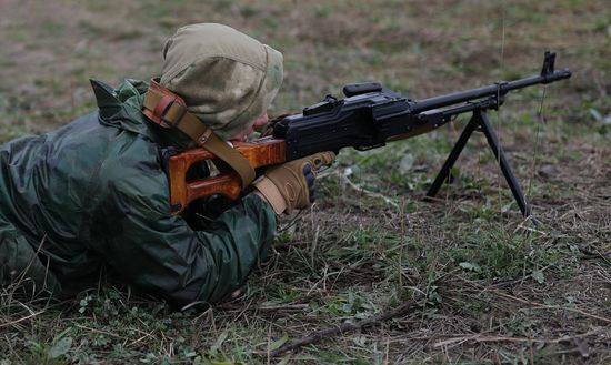 Военная подготовка мобилизованных в Краснодарском крае