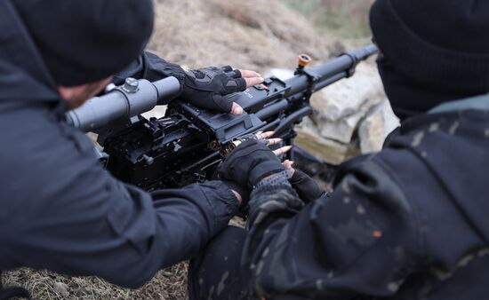 Военная подготовка мобилизованных в Краснодарском крае