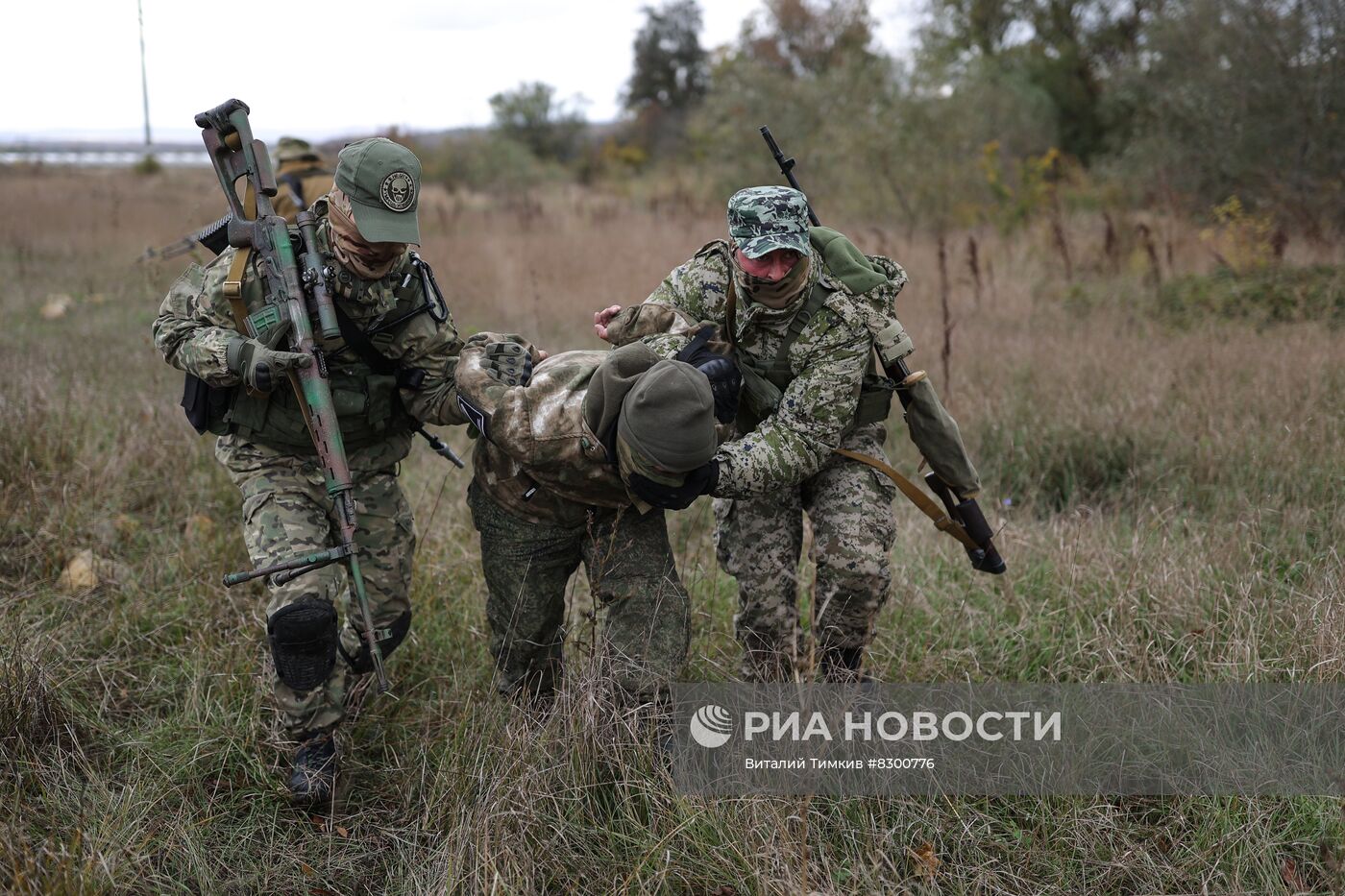 Военная подготовка мобилизованных в Краснодарском крае