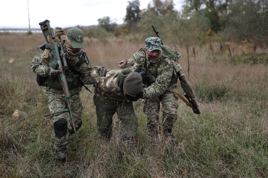 Военная подготовка мобилизованных в Краснодарском крае