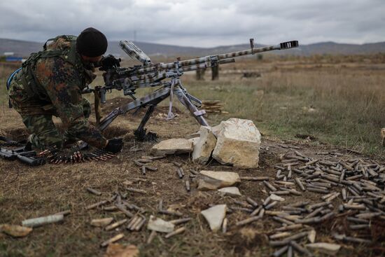 Военная подготовка мобилизованных в Краснодарском крае