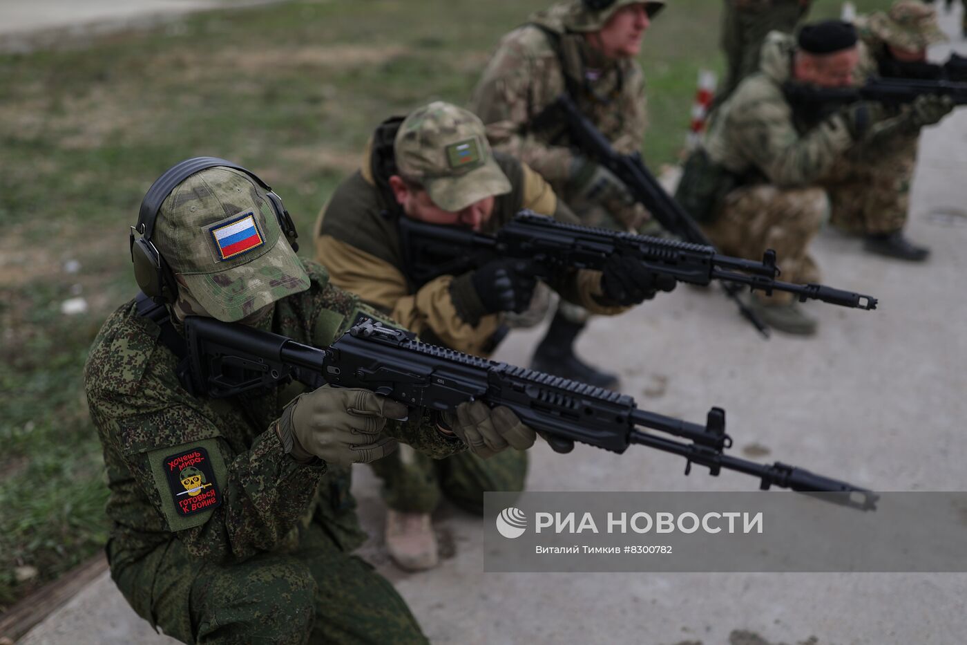 Военная подготовка мобилизованных в Краснодарском крае