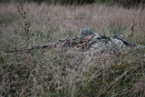 Военная подготовка мобилизованных в Краснодарском крае