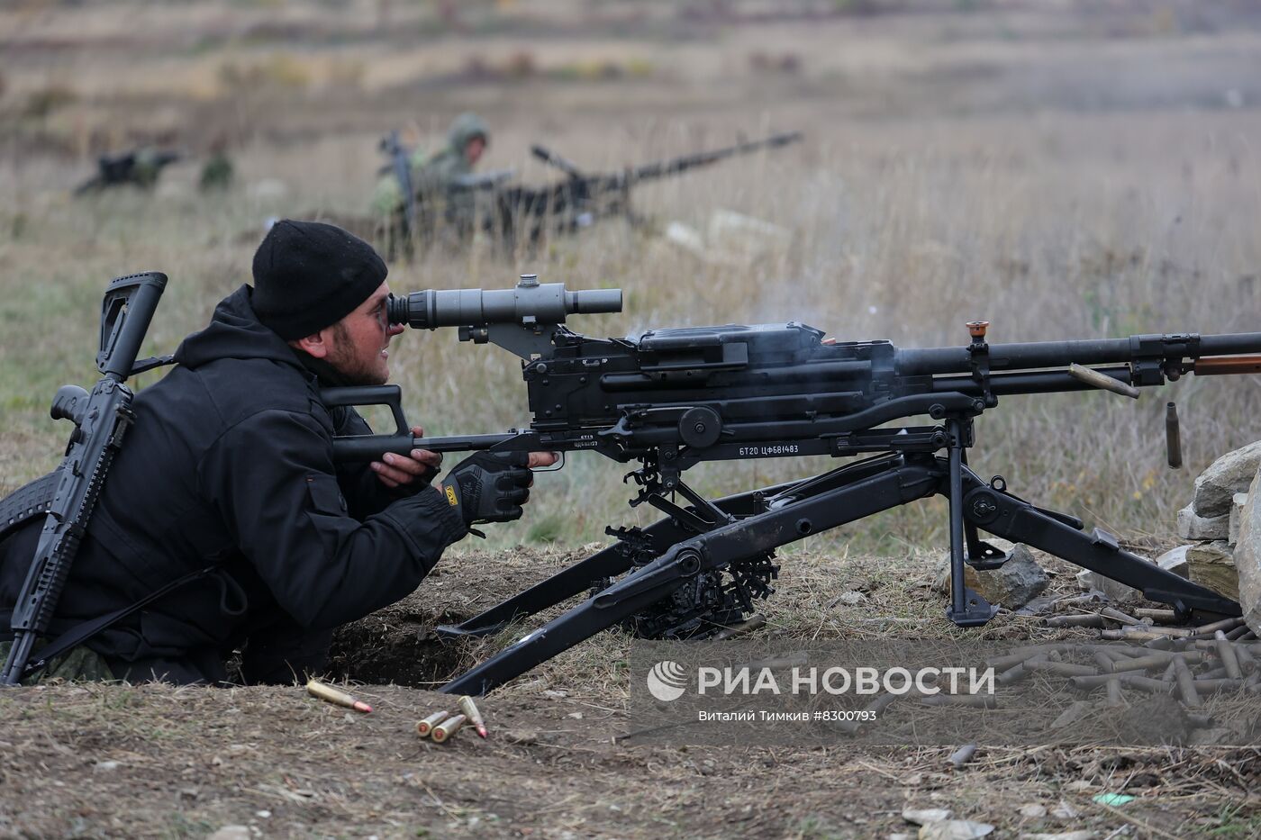 Военная подготовка мобилизованных в Краснодарском крае