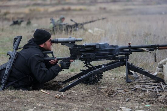Военная подготовка мобилизованных в Краснодарском крае