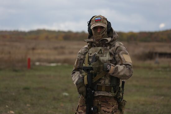 Военная подготовка мобилизованных в Краснодарском крае