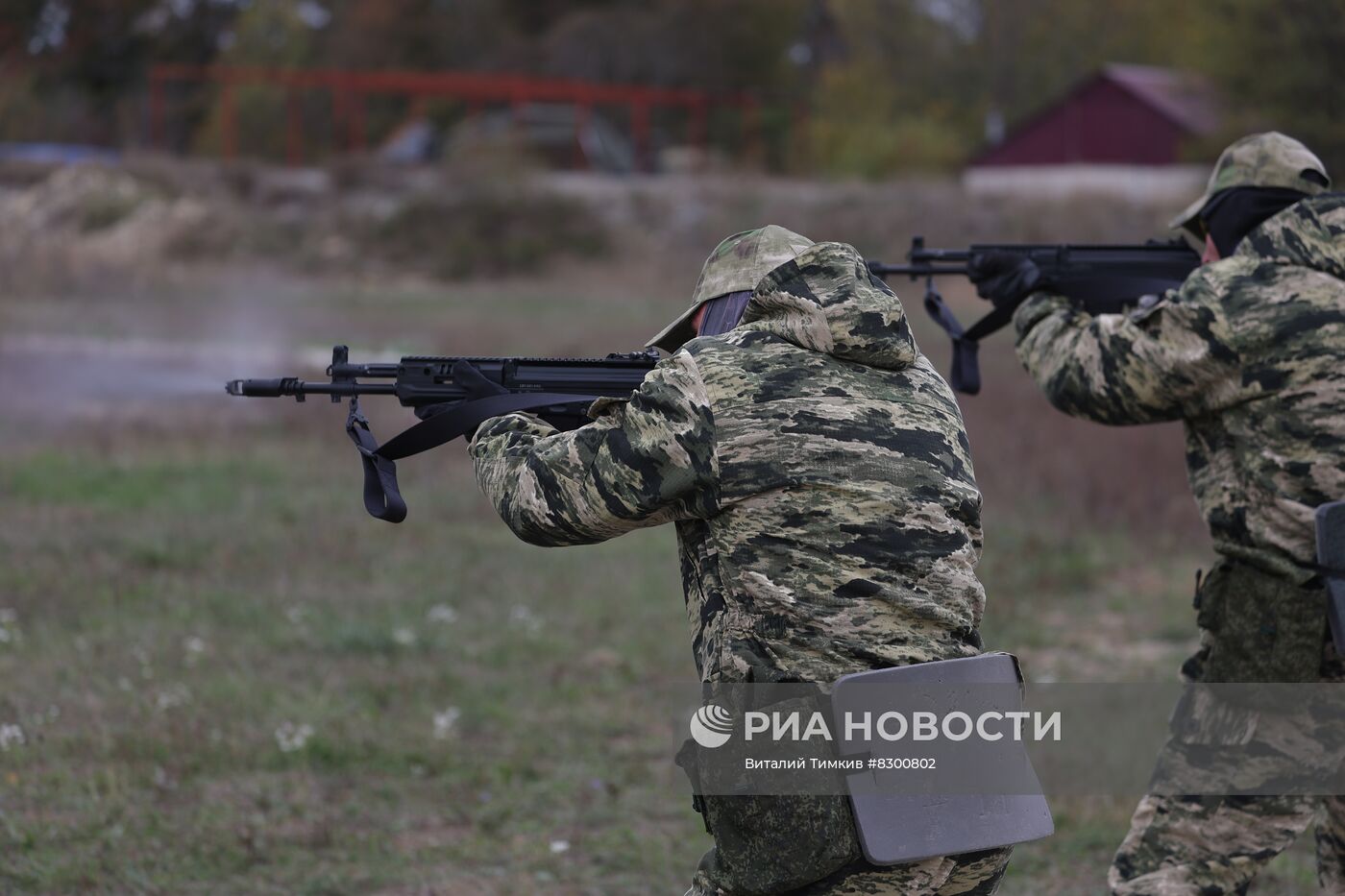 Военная подготовка мобилизованных в Краснодарском крае