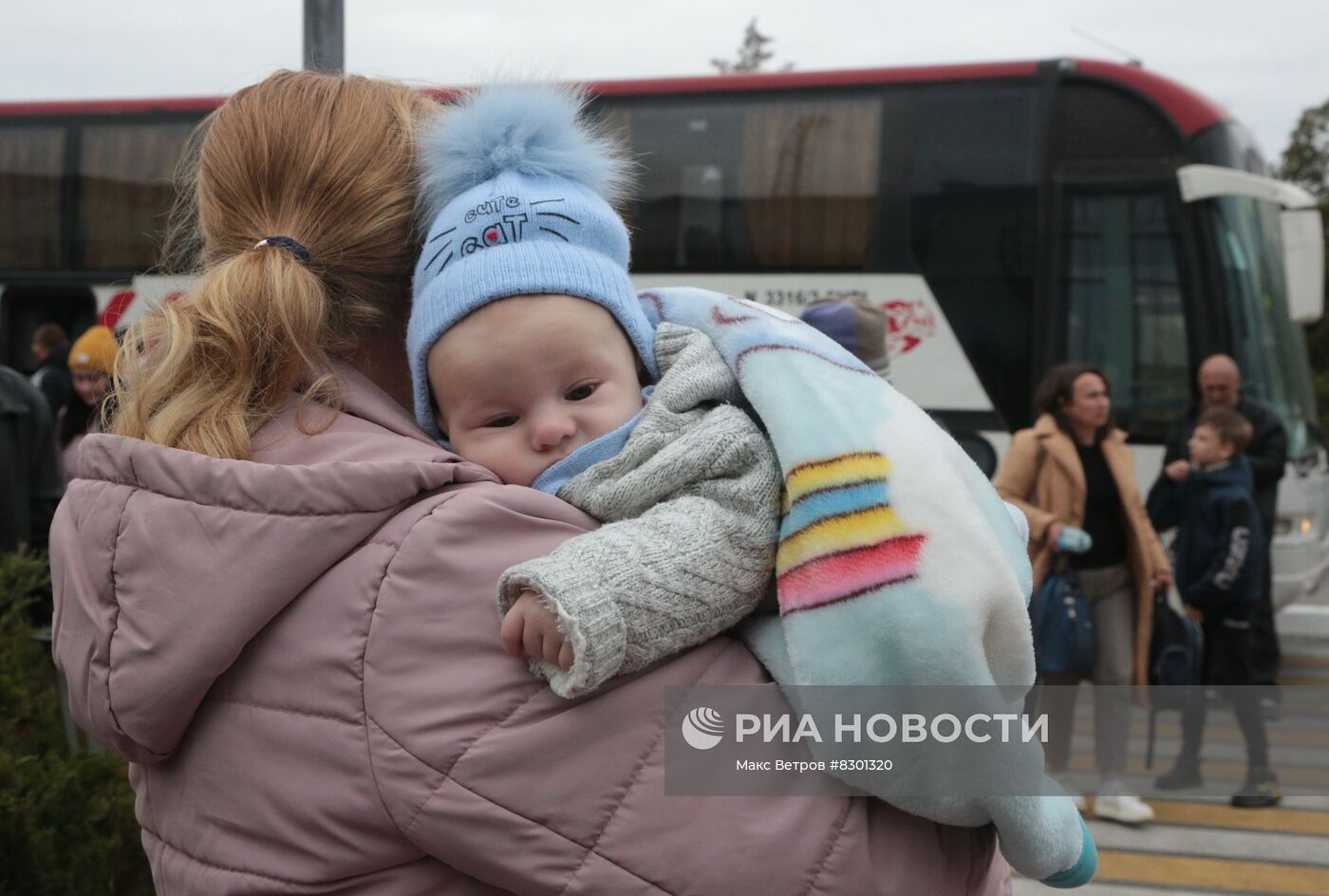 Эвакуированные жители Херсона в Джанкое