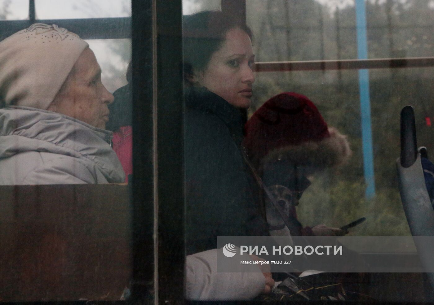 Эвакуированные жители Херсона в Джанкое