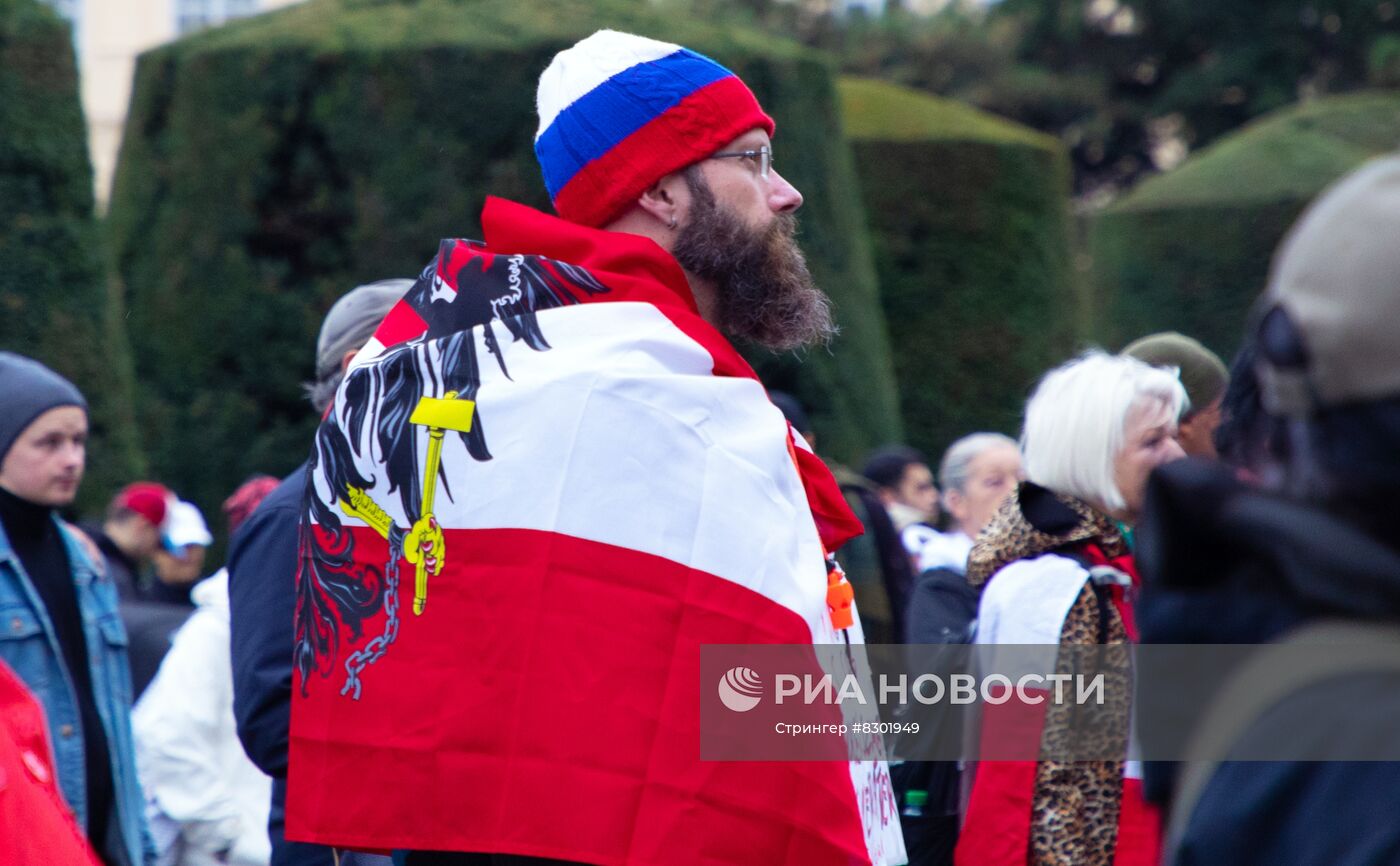 Протесты против антироссийской политики в Вене