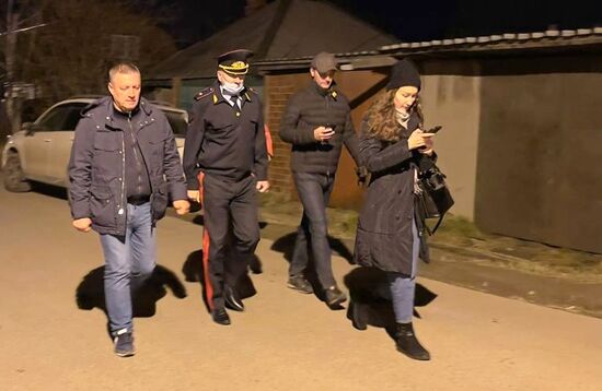 Самолет  Су-30 упал в Иркутске