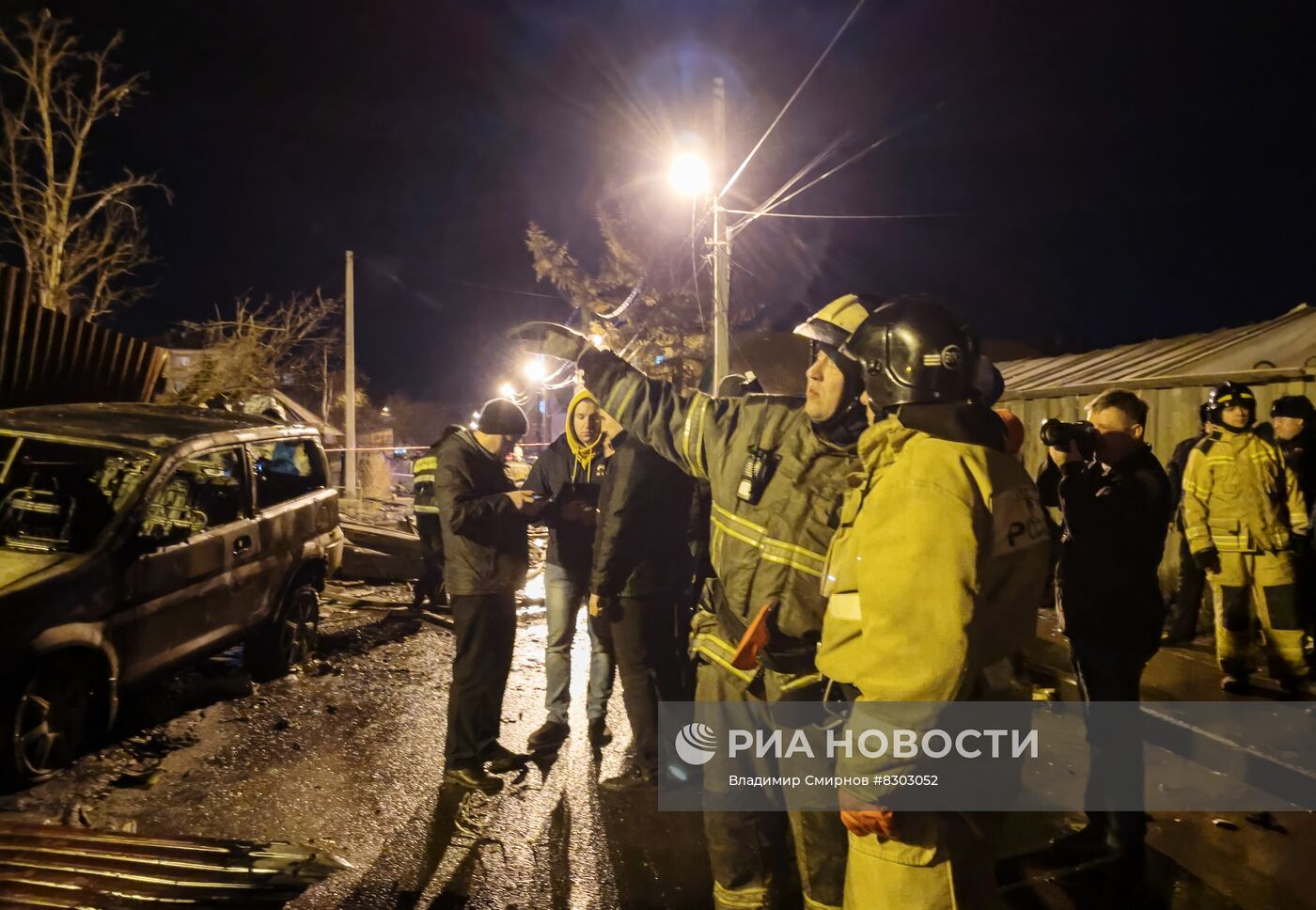 Самолет  Су-30 упал в Иркутске