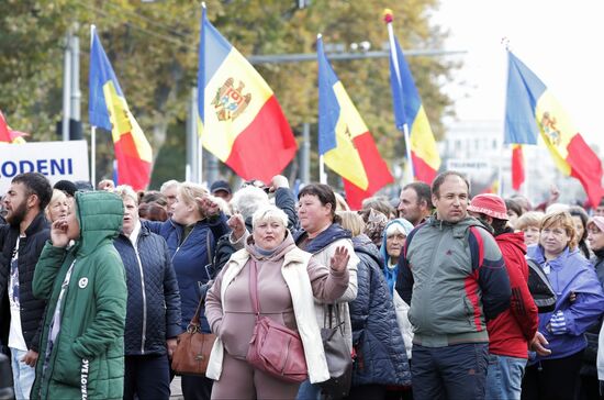 Митинг оппозиции в Кишиневе