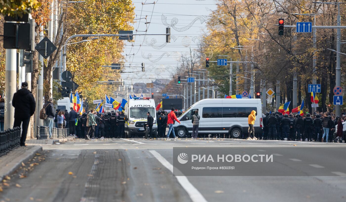 Митинг оппозиции в Кишиневе