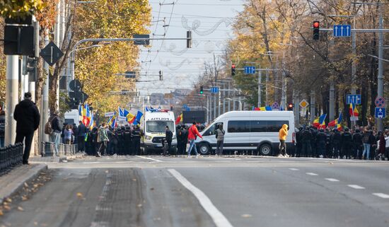 Митинг оппозиции в Кишиневе