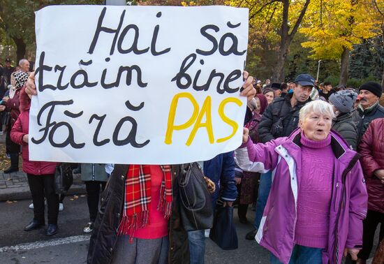 Митинг оппозиции в Кишиневе