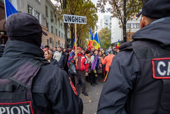 Митинг оппозиции в Кишиневе