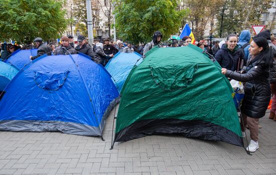 Митинг оппозиции в Кишиневе