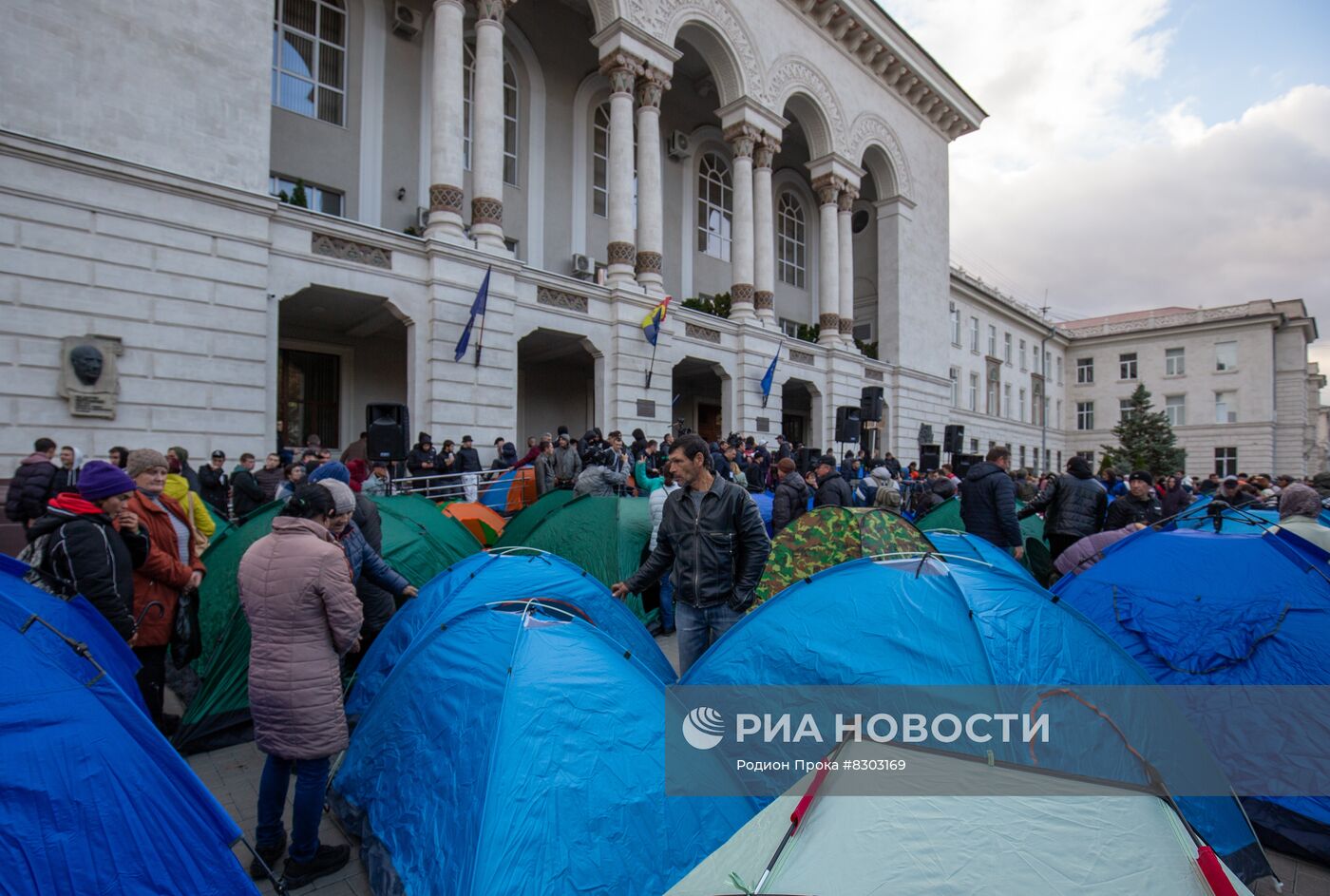 Митинг оппозиции в Кишиневе