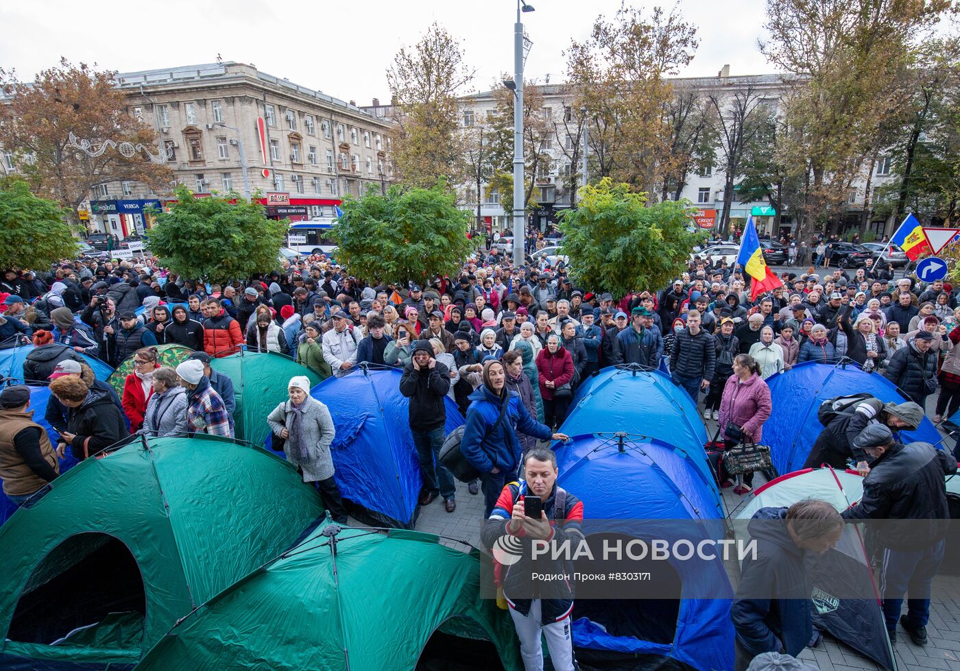 Митинг оппозиции в Кишиневе