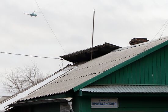 Последствия крушения Су-30 в Иркутске