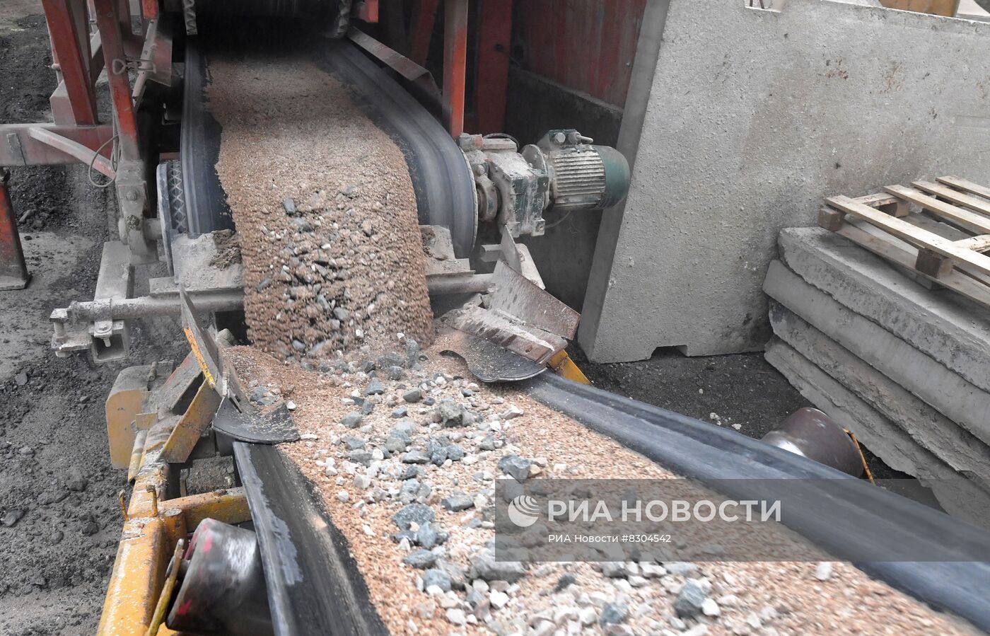 Начало работы мобильного асфальтобетонного завода в Запорожской области