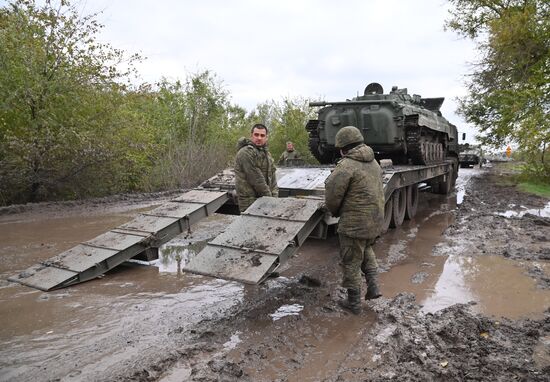 Призванные в рамках частичной мобилизации прибыли в ЛНР для выполнения боевых задач