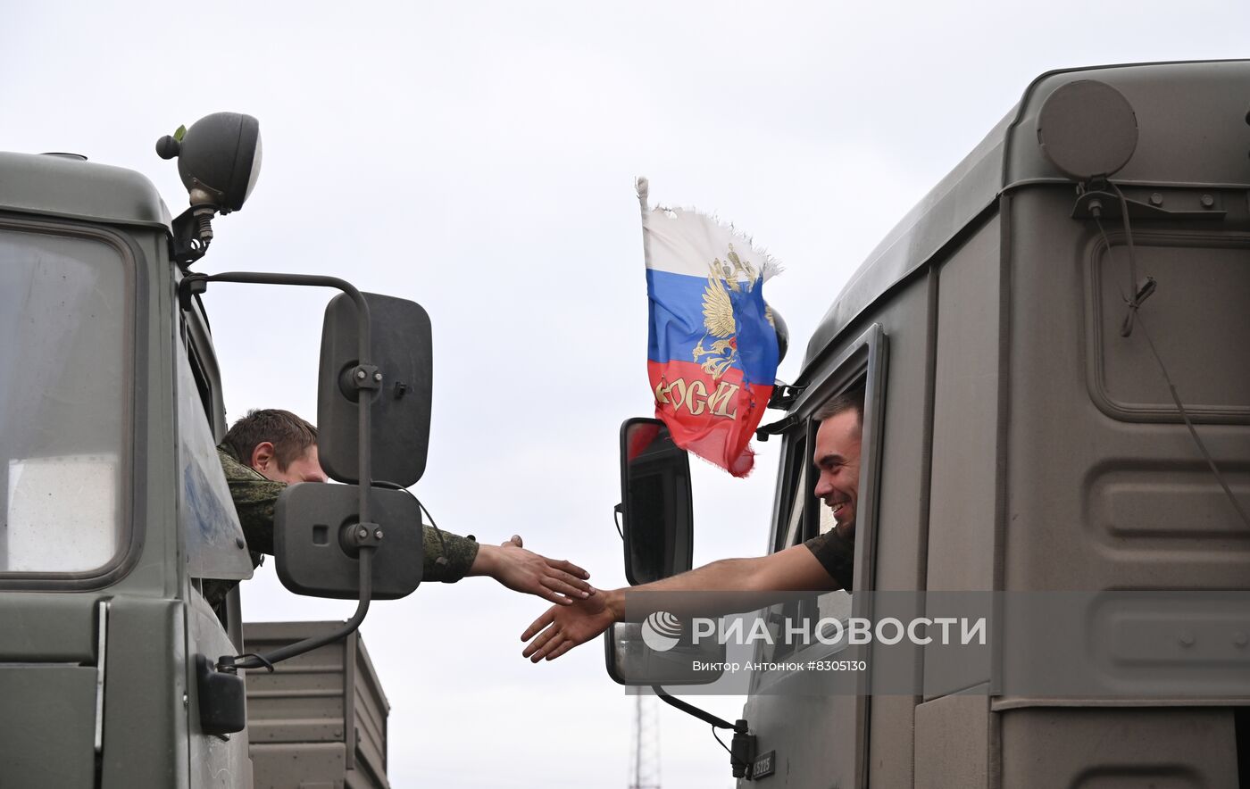 Призванные в рамках частичной мобилизации прибыли в ЛНР для выполнения боевых задач