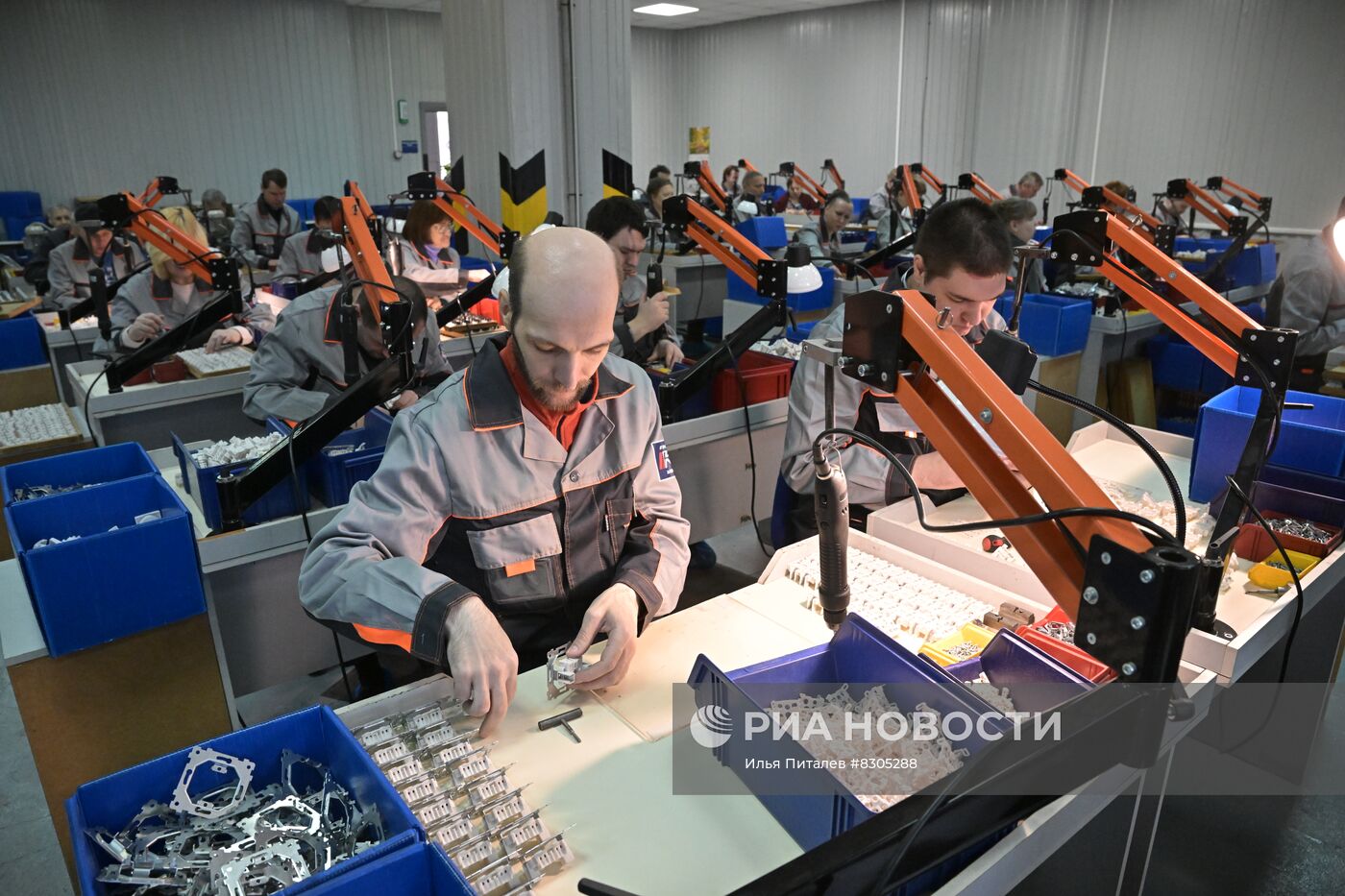 Открытие новой производственной линии на предприятии "Кунцево-Электро"