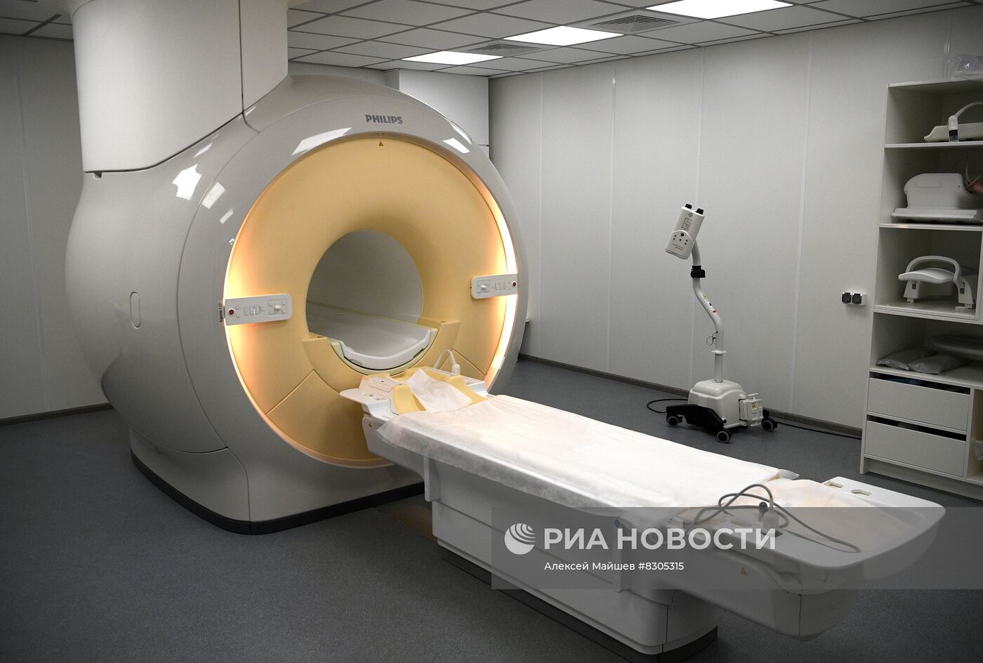 Открытие кабинета МРТ в донецкой больнице им. Калинина