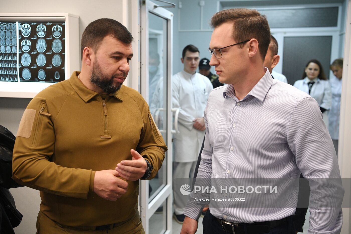 Открытие кабинета МРТ в донецкой больнице им. Калинина