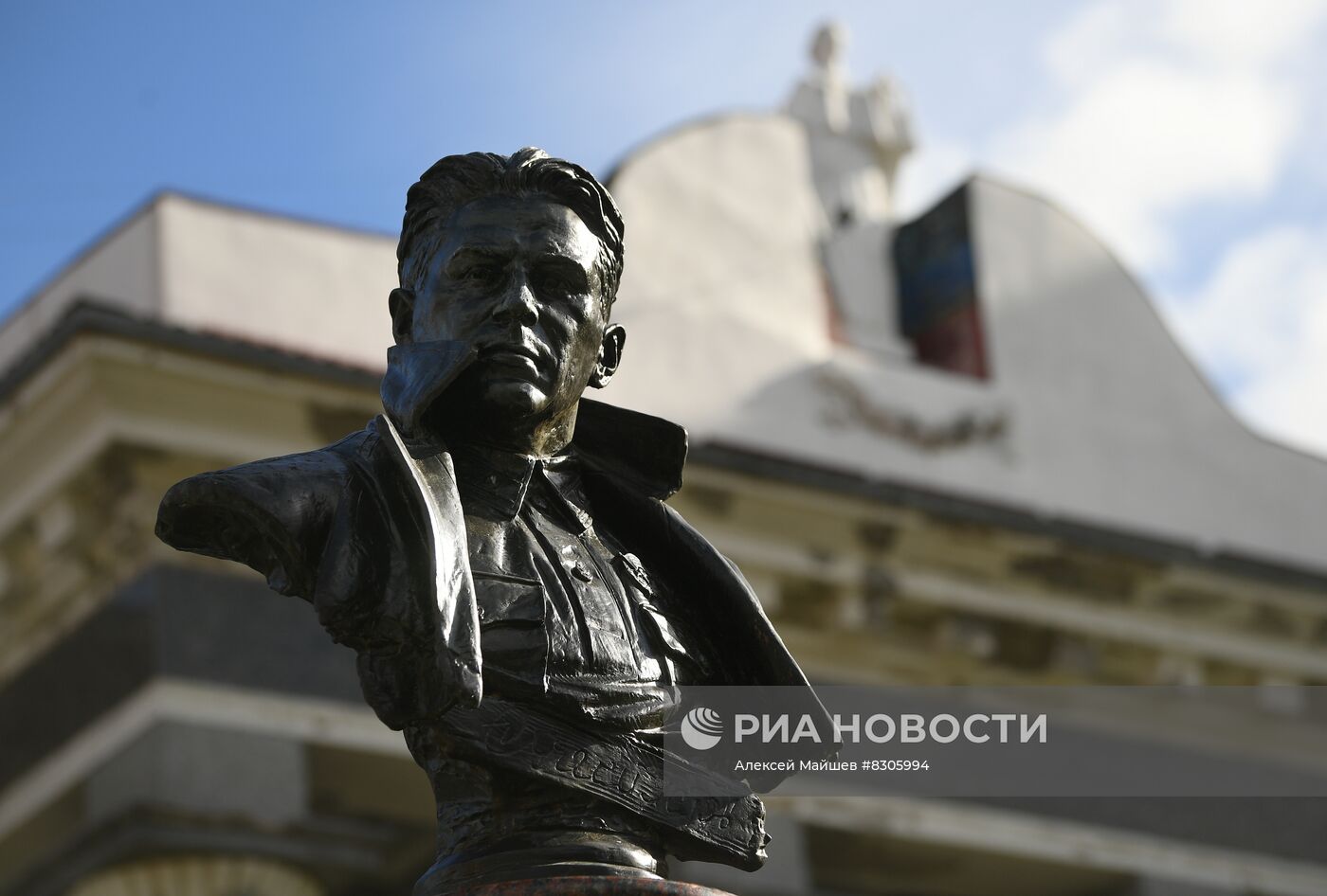 Открытие памятника П. Судоплатову в Донецке