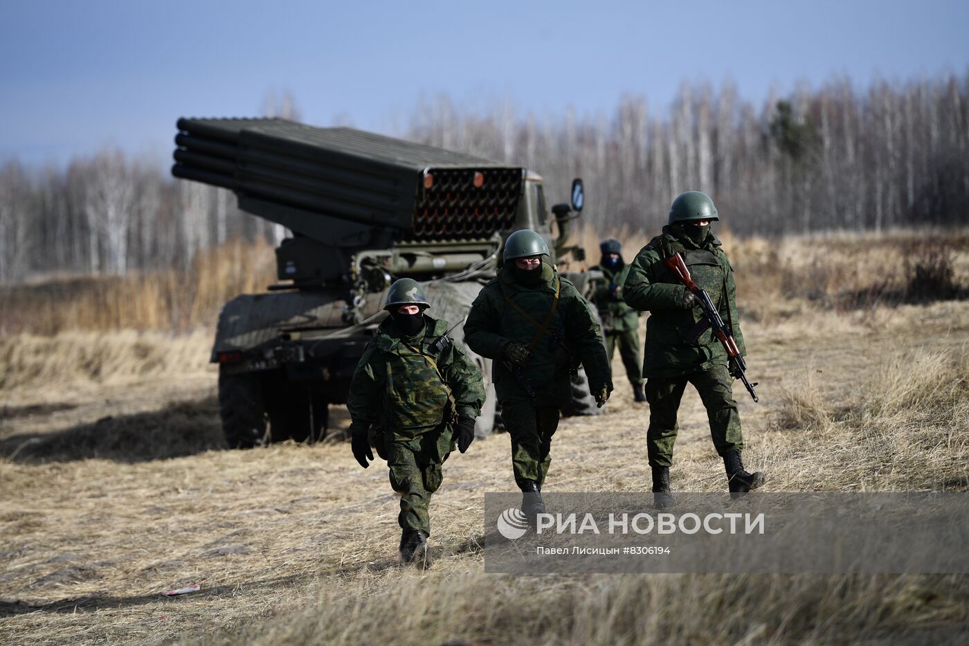 Военная подготовка мобилизованных в Свердловской области