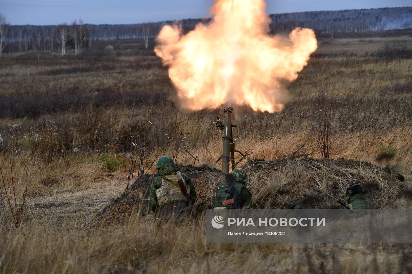 Военная подготовка мобилизованных в Свердловской области
