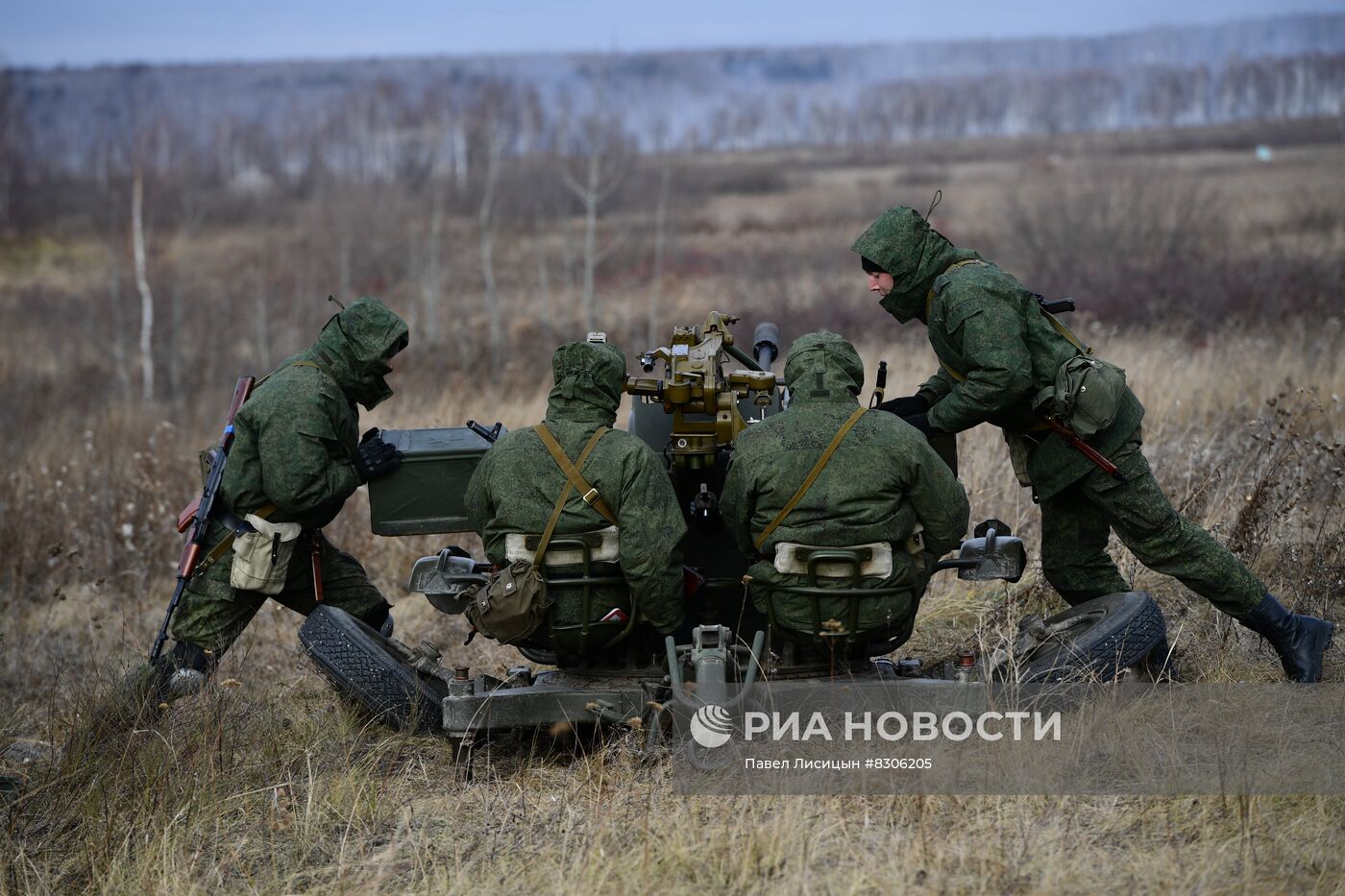 Военная подготовка мобилизованных в Свердловской области