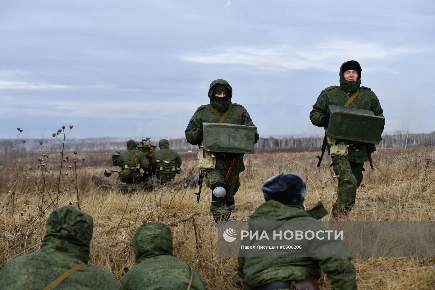 Военная подготовка мобилизованных в Свердловской области