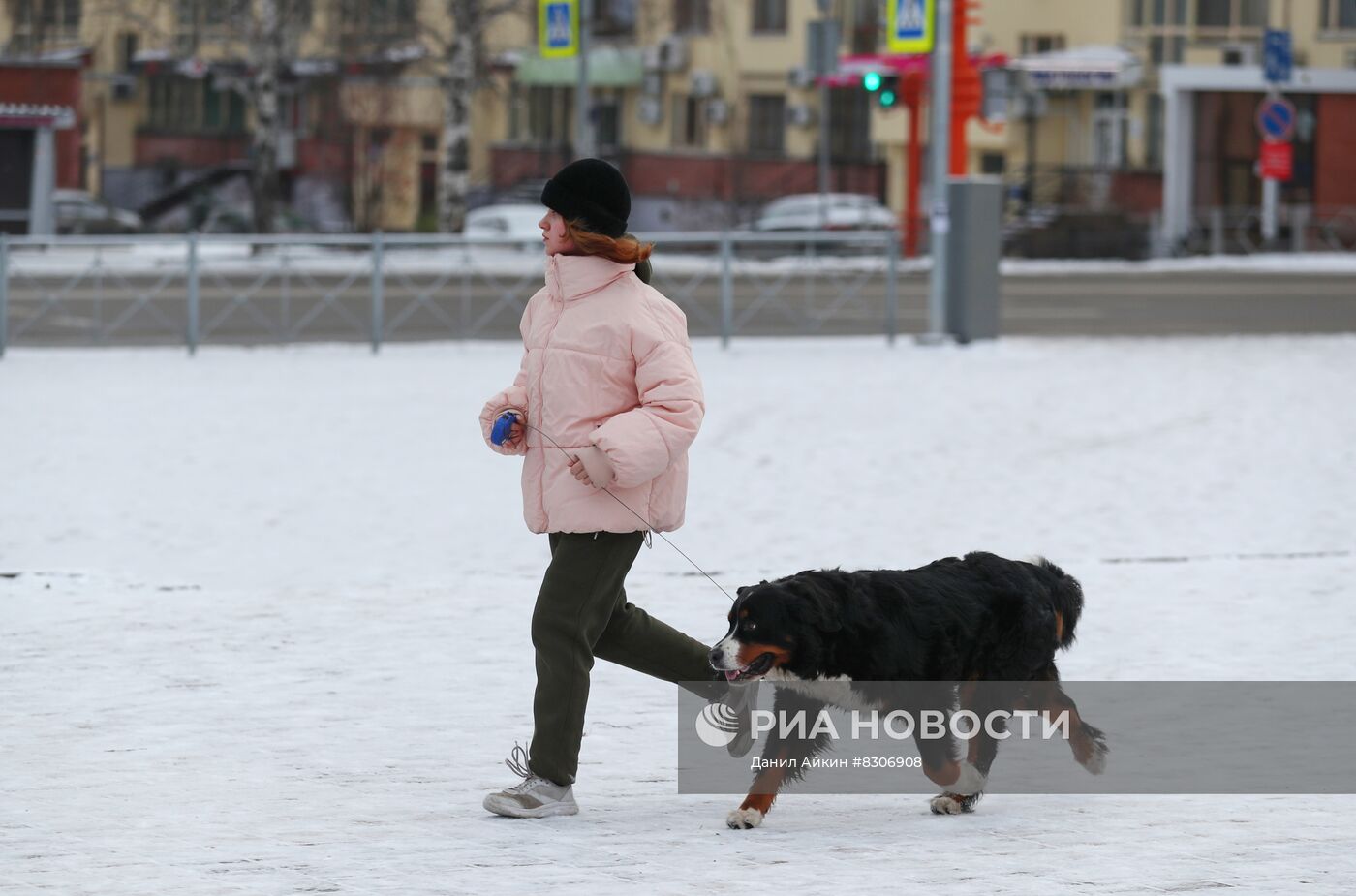 Первый снег в Кемерове