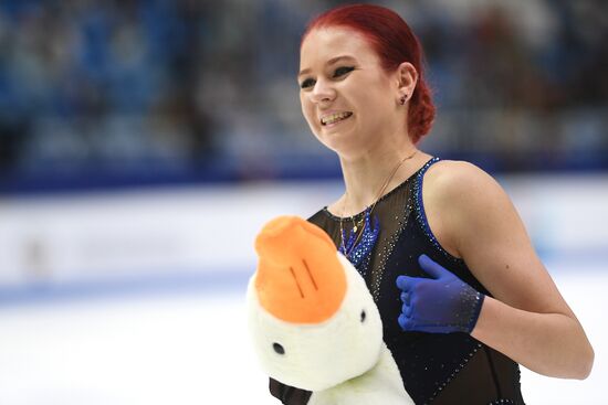 Фигурное катание. Гран-при России. Женщины. Произвольная программа