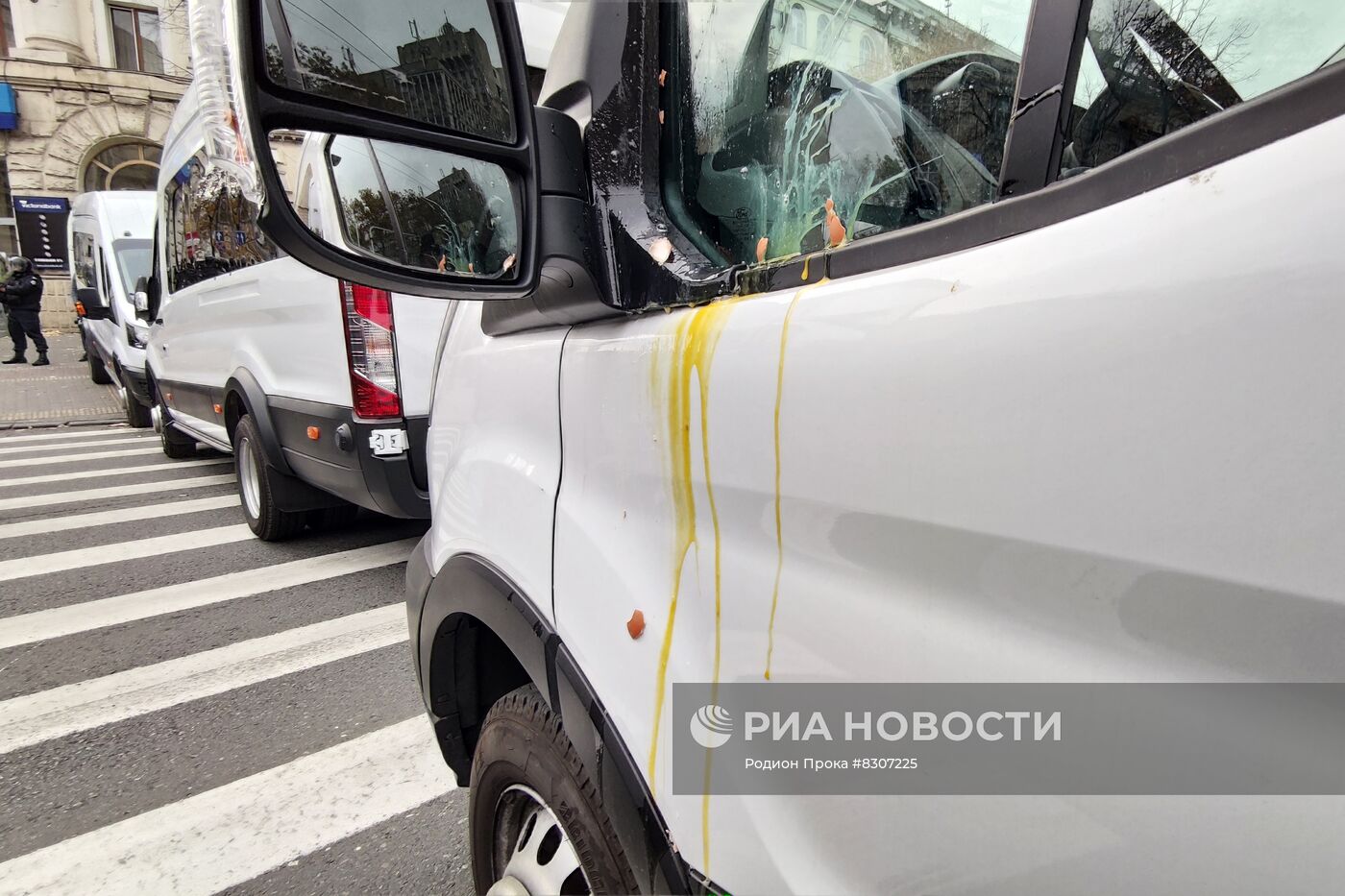 Акция протеста оппозиции в Молдове